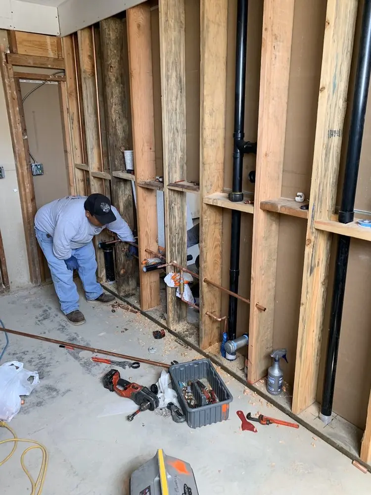 Commercial rough-in plumbing for Gas Line Repair in Barlows Landing